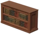 Two-Tier Library Bookshelf Icon