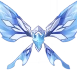 Papillon cristallin Cryo Icon