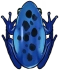 Rana blu Icon