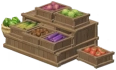 Fruit and Veggie Stall: Harvest Bounties Icon