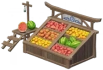 Obst- und Gemüsestand – „Geschmack der Aufrichtigkeit“ Icon