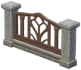 Extremidade de Parede do Pátio Esculpida Icon