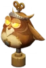 Wind-Up Great Owl Spirit Mechanism