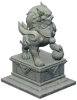 Stone Lion Statue: The Knowing
