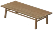 寬大的松木長桌