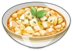 Tofu com Ovas de Caranguejo