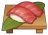 微妙なマグロの握り寿司