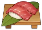 Leckeres Thunfisch-Sushi