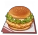 Странный гамбургер с хрустящей курицей
