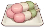 Üç Renkli Dango (Lezzetli)