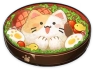 Comida felina revitalizante deliciosa Icon