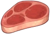 Fresh Raw Meat Icon