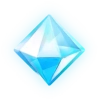 Светло-синий кристалл