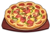 美味しそうな超贅沢盛り合わせピザ Icon