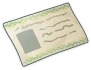 Green-Edged Paper Slip Icon